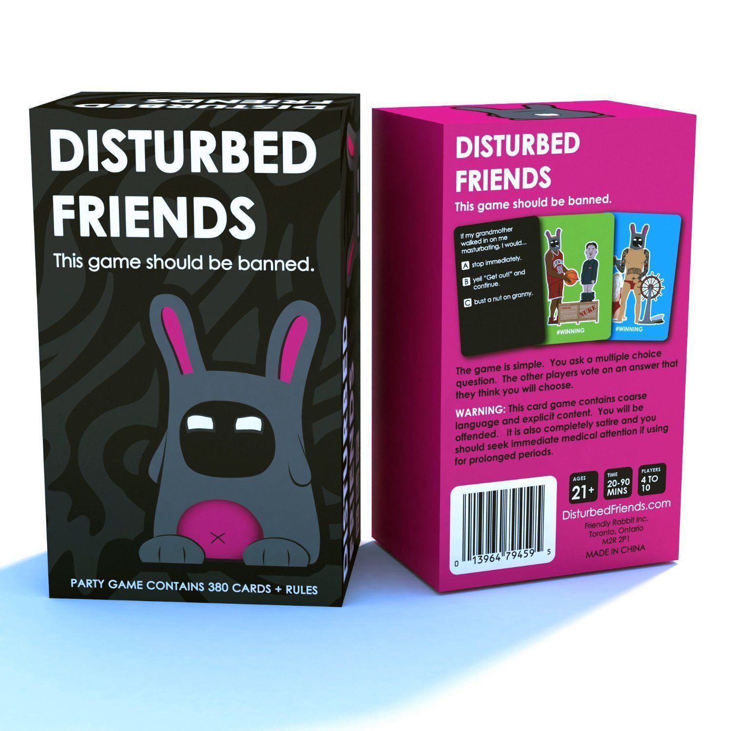 Disturbed Friends Card Game The Party Game Should be Banned