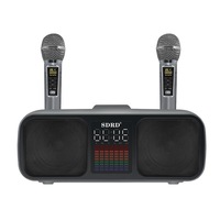SD318 bluetooth speaker dual speaker wireless microphone mobile TV entertainment singing all-in-one machine karaoke speaker
