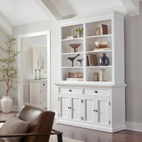 Buffet Hutch Unit with 8 Shelves