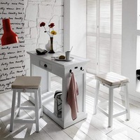 Halifax Breakfast Bar - White