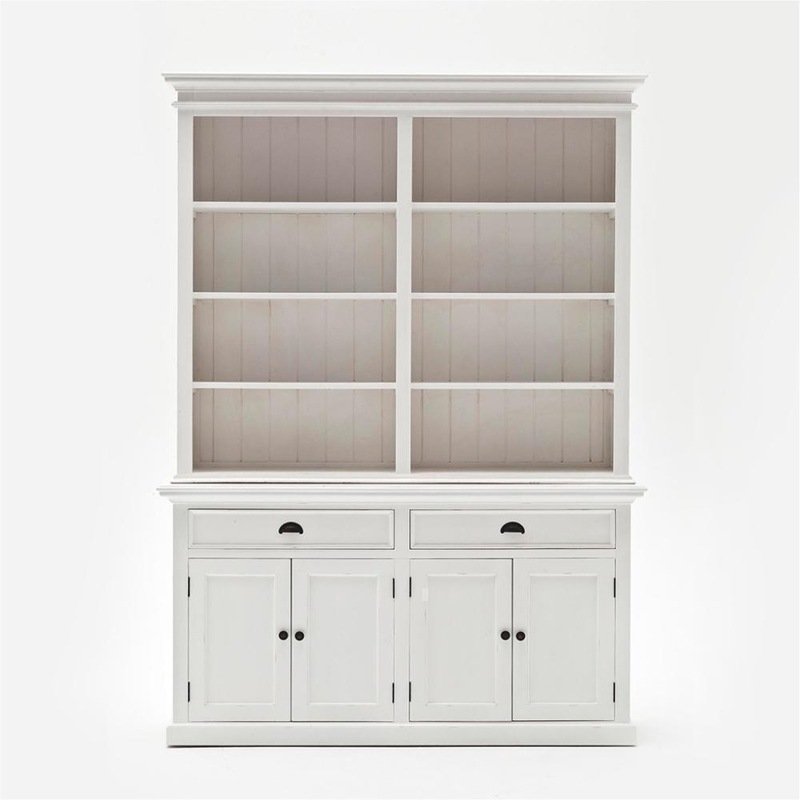Buy Halifax Buffet & Open Shelf Hutch White MyDeal