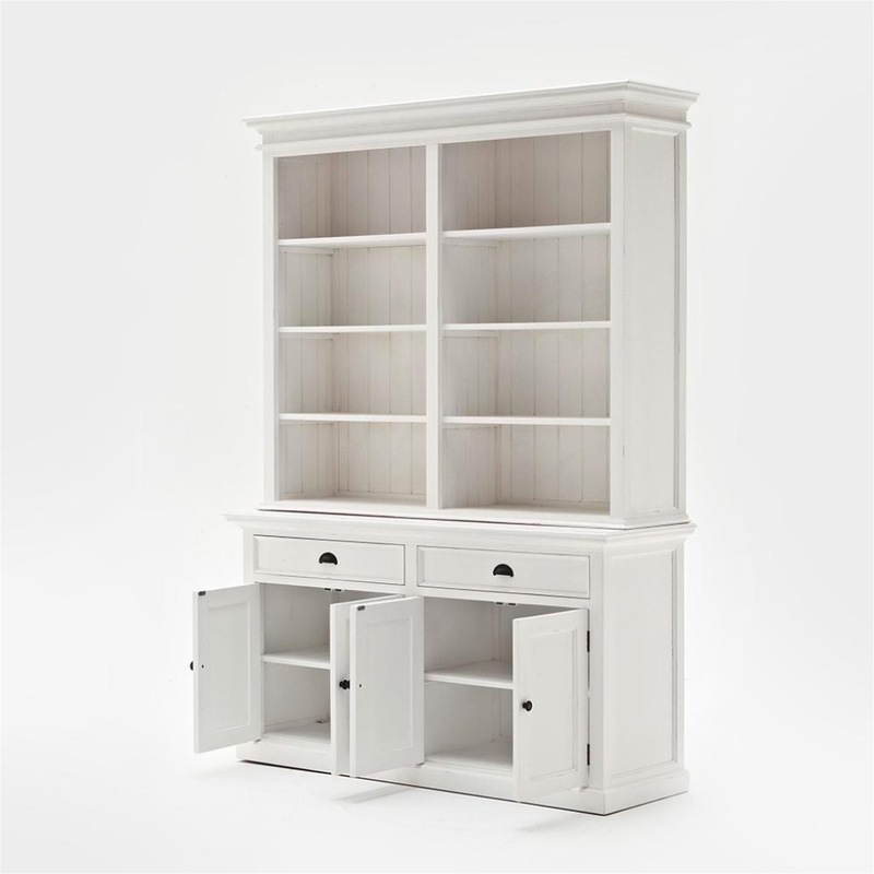 Buy Halifax Buffet & Open Shelf Hutch White MyDeal