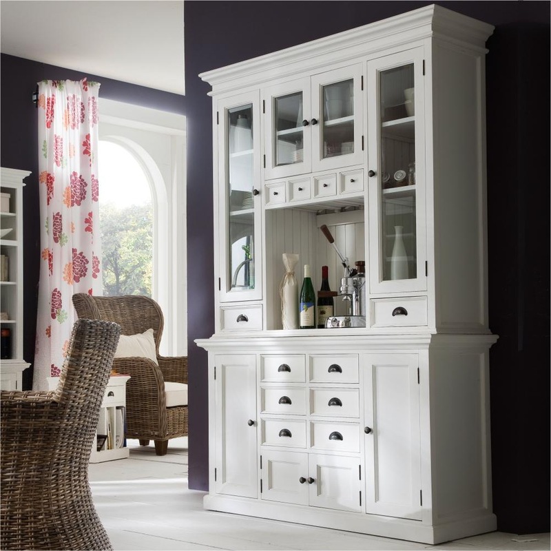 Buy Halifax Kitchen Buffet & Hutch White MyDeal