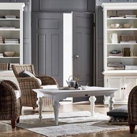 Provence Rectangle Coffee Table - White