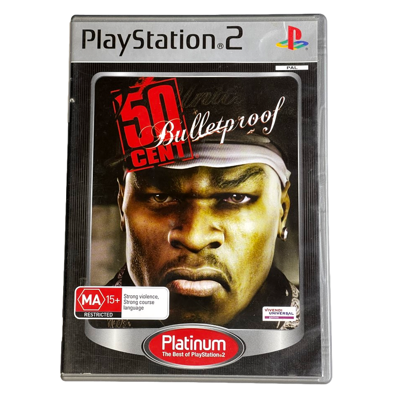 Buy 50 Cent Bulletproof PS2 (Platinum) PAL *Complete* (Preowned) - MyDeal