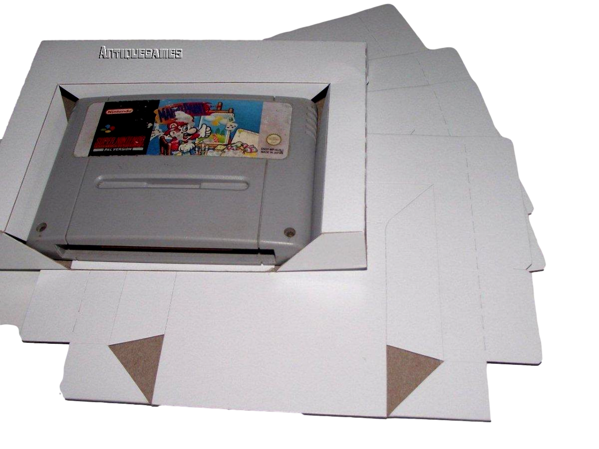 50 x Nintendo SNES White Replacement Game Tray Inserts