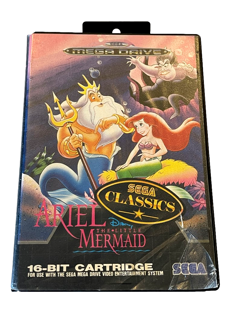 ARIEL THE LITTLE Mermaid Disney's Sega Megadrive / Mega drive MD EUR 24