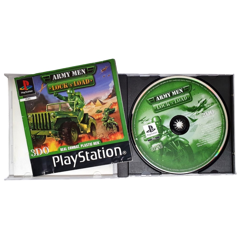Ps2 Lock Buy Army Men Lock 'N' Load PS1 PS2 PS3 PAL *Complete* #1 (Pre-Owned ...