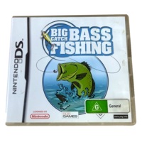 Big Catch Bass Fishing Nintendo DS 2DS 3DS Game *No Manual* (Pre-Owned)