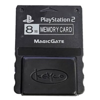 Black Kemco Magic Gate Sony PS2 Memory Card PlayStation 2 8MB (Preowned)