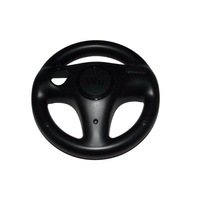 Black Steering Wheel Wii Genuine Nintendo Wii U Mario Kart RVL-024 (Preowned)