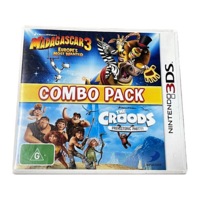 Combo Pack Madagascar 3 and The Croods Nintendo 3DS 2DS Game (Pre-Owned)