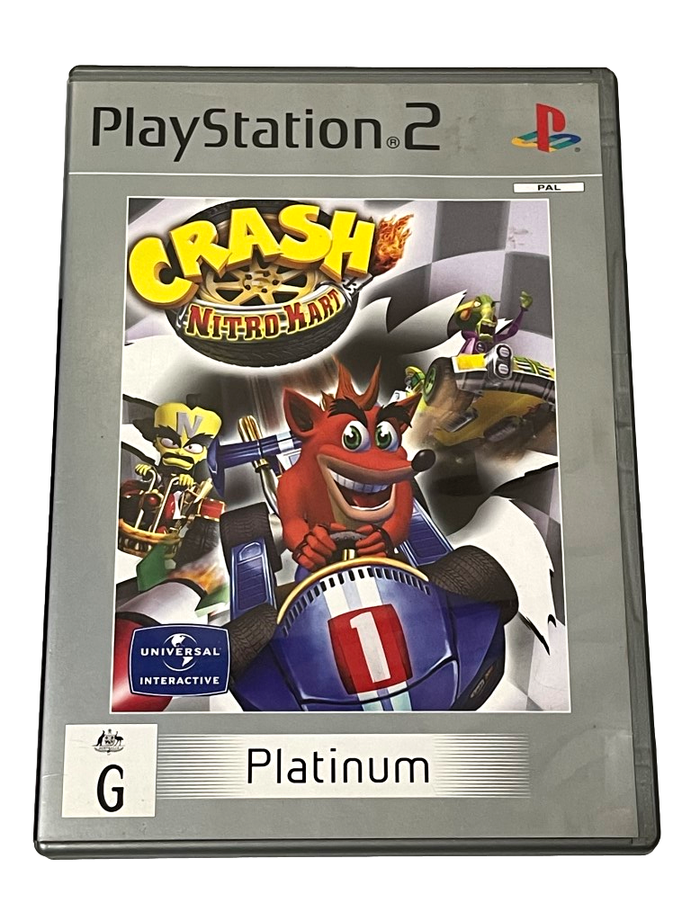 Crash Nitro Kart PS2 (Platinum) PAL "Crash Bandicoot" *Complete* (Preowned)