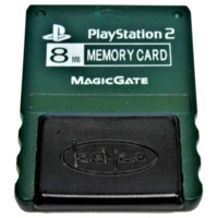 Dark Green Kemco Magic Gate Sony PS2 Memory Card PlayStation 2 8MB (Preowned)