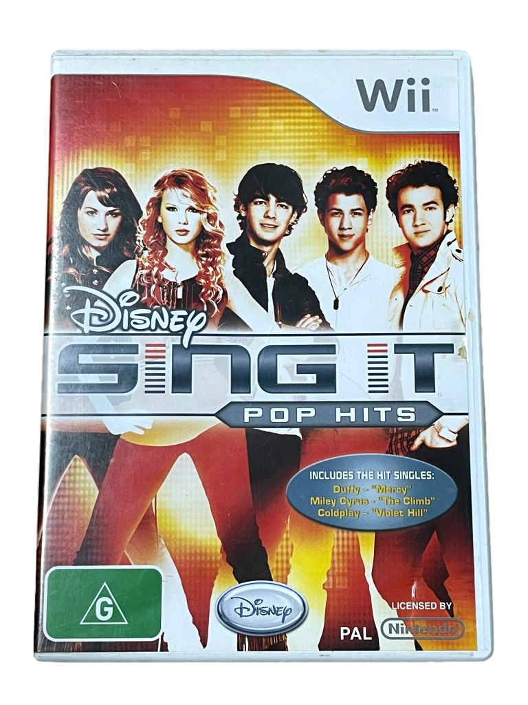 Buy Disney Sing It Pop Hits Nintendo Wii PAL *Complete* Wii U ...