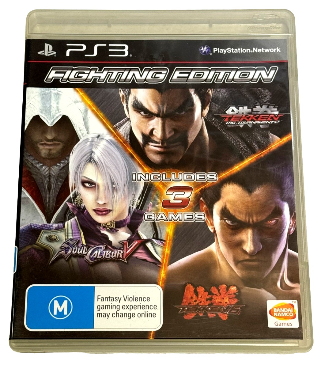 Jeu PS3 FIGHTING EDITION SoulCalibur 5 Tekken 6 Tag Tournament 2 VF Jeu PS3 FIGHTING EDITION SoulCalibur 5 Tekken 6 Tag Tournament 2 VF