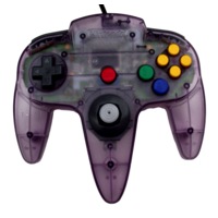 Genuine Atomic Purple Nintendo 64 Controller Refurbed Toggle (Preowned)