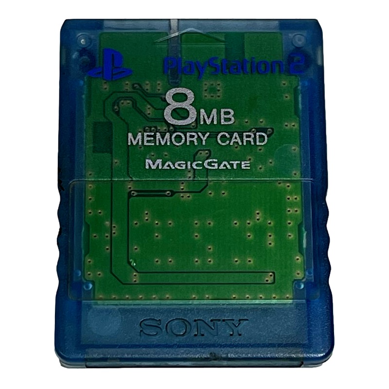 Buy Genuine Blue Magic Gate PS2 Memory Card PlayStation 2 8MB Sony MyDeal
