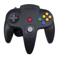 Genuine Charcoal Black Nintendo 64 Controller Refurbed Toggle (Preowned)