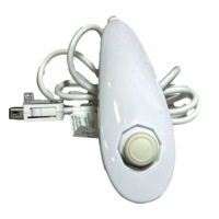 Genuine Nintendo White Wii Nunchuck Remote (RVL 004) Num Chuck (Preowned)