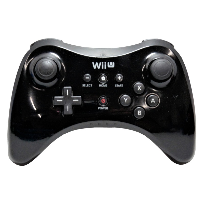 Buy Genuine Nintendo Wii U Pro Wireless Controller - Black (Pre-Owned ...