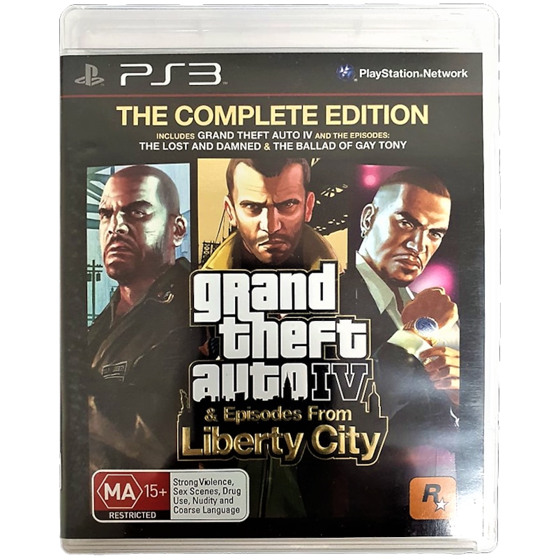 Buy Grand Theft Auto Iv And Episodes From Liberty City Sony Ps3 Complete Pre Owned Mydeal 8253