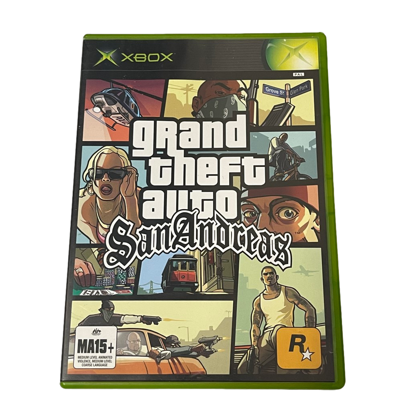 Buy Grand Theft Auto San Andreas Xbox Original Pal No Manual No Map