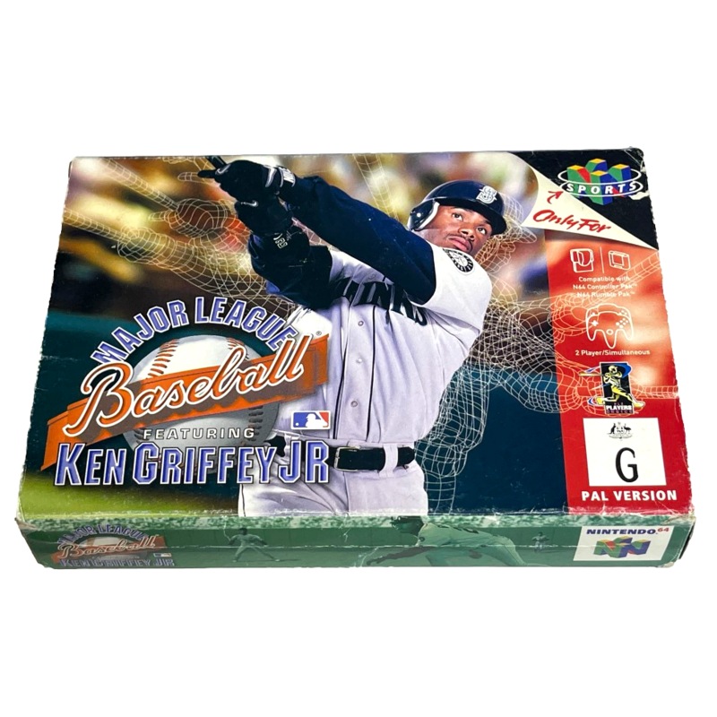 Major League Baseball Ken Griffey Jr Nintendo 64 N64 Boxed PAL