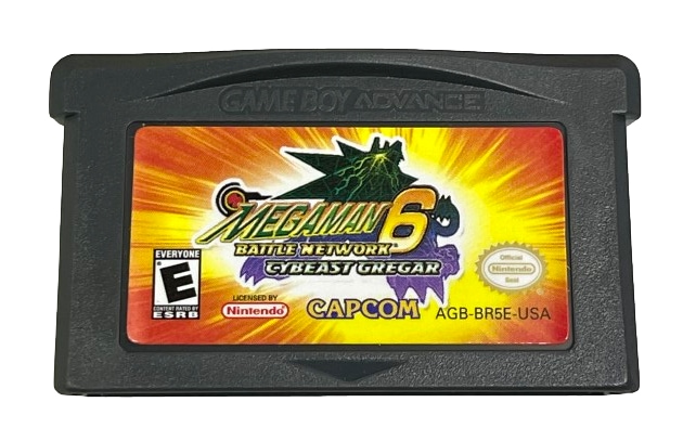 Mega Man Battle Network 6 Cybeast Gregar for outlet Nintendo Gameboy Advance