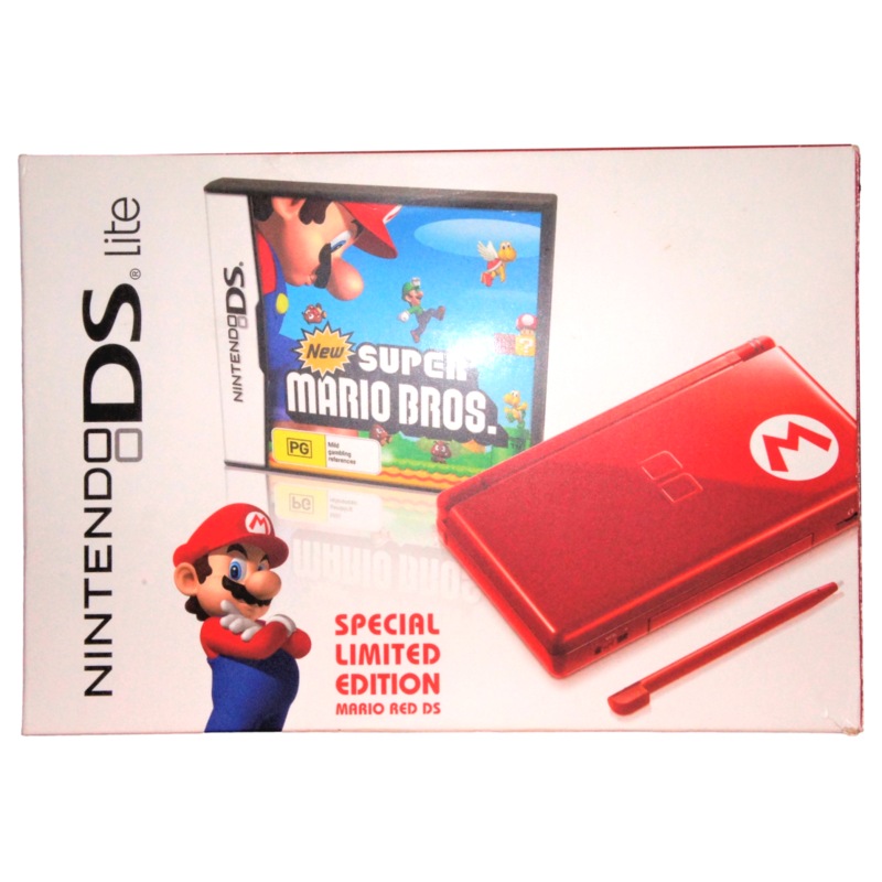 Buy Nintendo DS Lite Special Edition Handheld Console Mario Red *Boxed* 2 (PreOwned) MyDeal