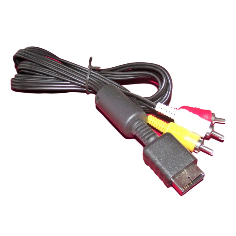Buy Playstation Console AV Cable Cord PS3 Aftermarket Composite Leads New MyDeal