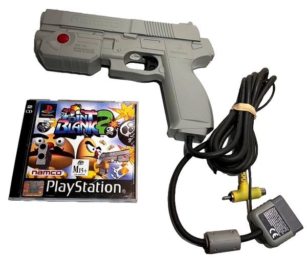 Buy Point Blank 2 PS1 PS2 PS3 PAL *Complete* With G-Con 45 (Preowned ...