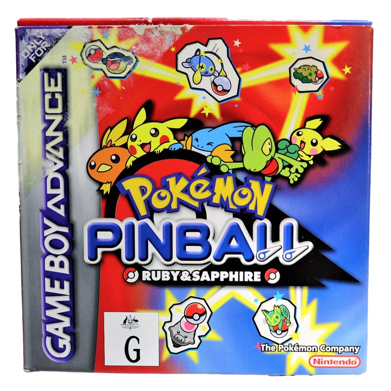 Pokemon Pinball Ruby & Sapphire Boxed For Gameboy Advance Complete