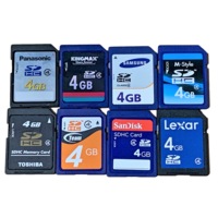 Random 4GB SDHC Secure Digital Memory Card SD Nintendo 3DS Class 4 (Preowned)