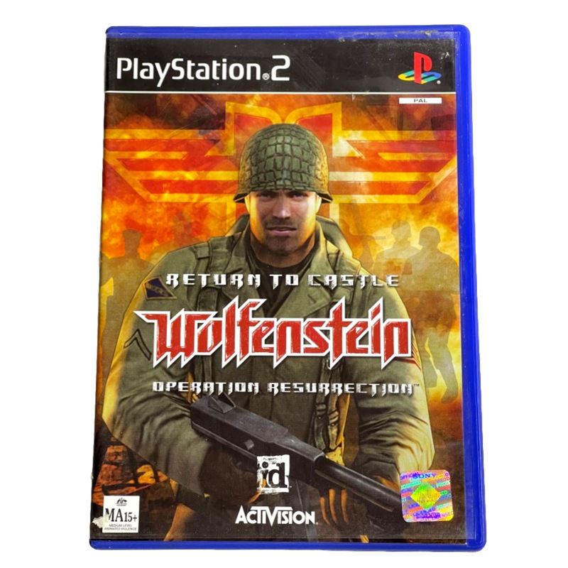 Buy Return To Castle Wolfenstein Operation Resurrection PS2 PAL *No ...