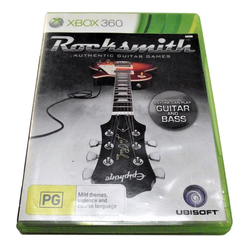 Buy Rocksmith Authentic Guitar Games XBOX 360 PAL (Preowned) MyDeal