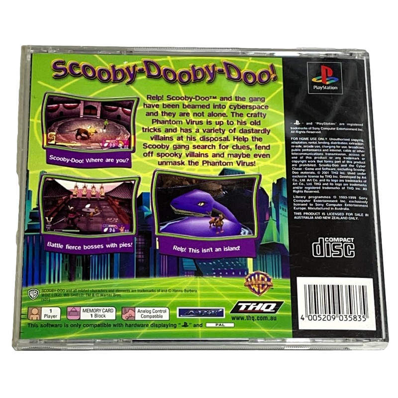 Buy Scooby Doo and the Cyber Chase PS1 PS2 PS3 PAL *Complete* (Preowned ...