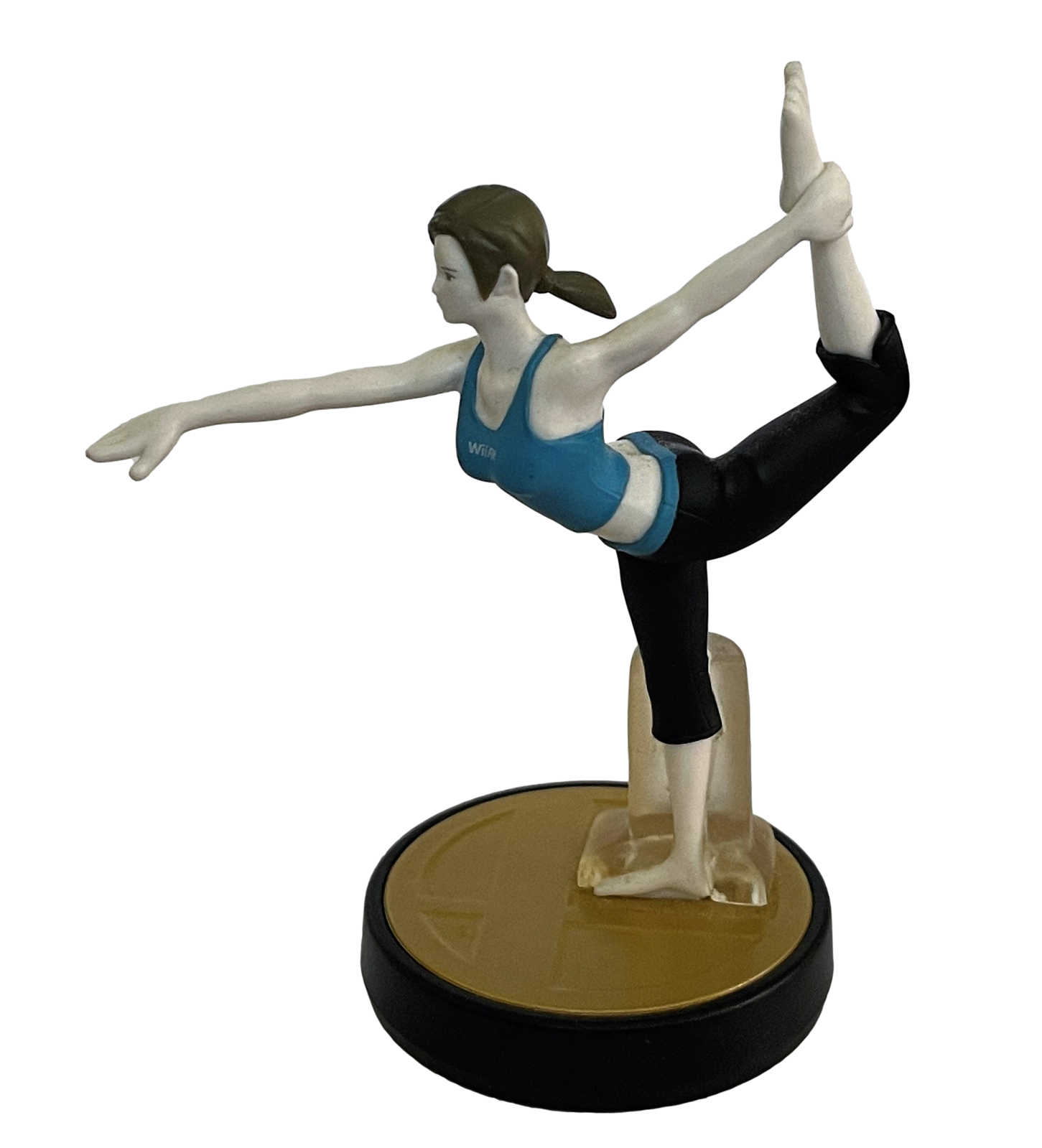 Super Smash Bros Collection N0.8 Wii Fit Trainer Nintendo Amiibo Loose (Preowned)