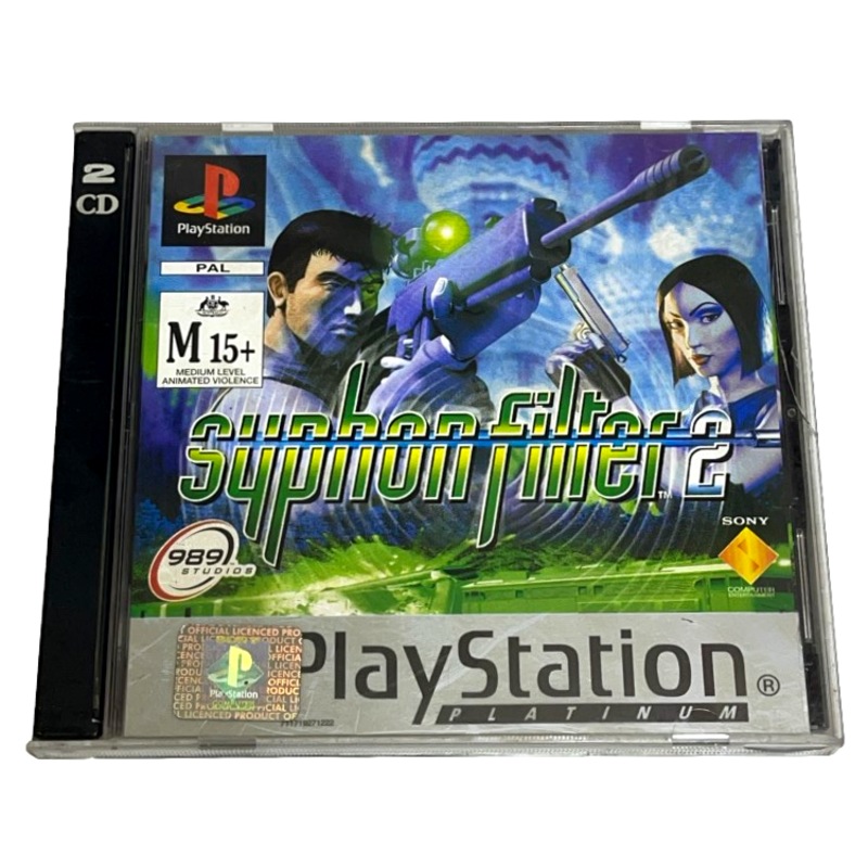 Buy Syphon Filter 2 PS1 PS2 PS3 (Platinum) PAL *Complete* (Preowned ...