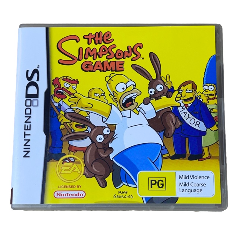 Buy The Simpsons Game Nintendo Ds 3ds Game Complete Preowned Mydeal