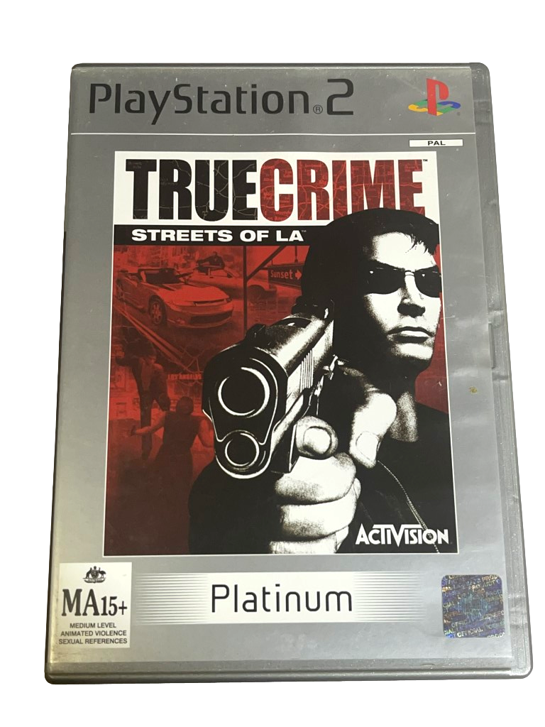 True Crime Streets of LA PS2 (Platinum) PAL *No Manual* (Preowned)