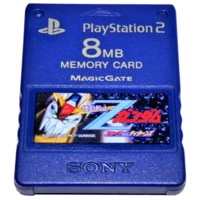 Zeta Gundam Limited Edition Magic Gate PS2 Memory Card Genuine (Pre-Owned)