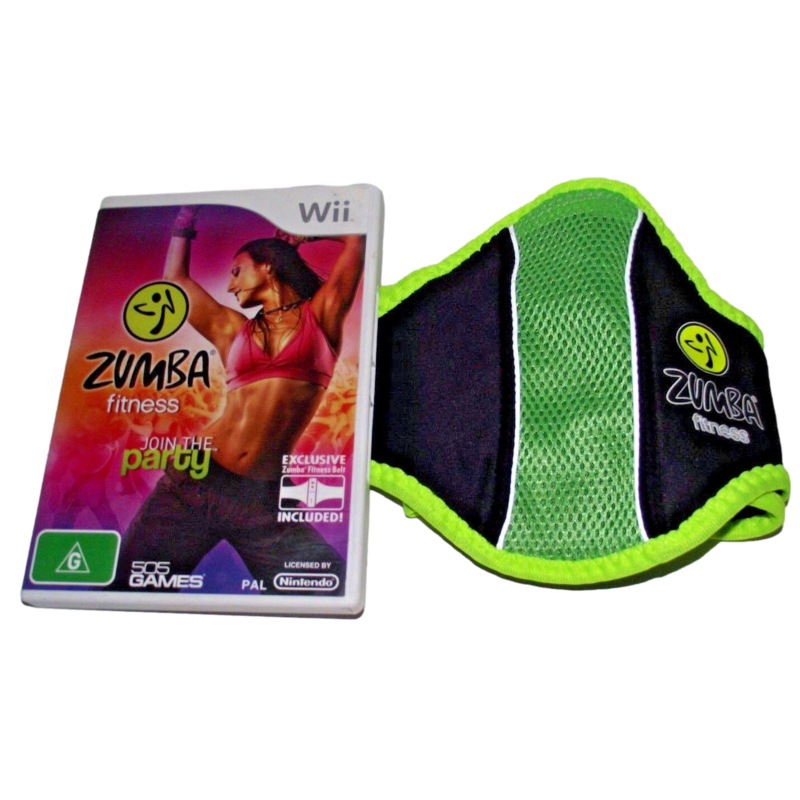 Zumba Fitness with Belt Nintendo Wii PAL (Preowned) MyDeal