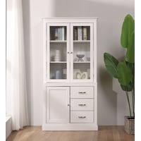 Ashford Display Storage Cabinet 3 Doors 3 Drawers Storage Shelves Plus Storage Hutch