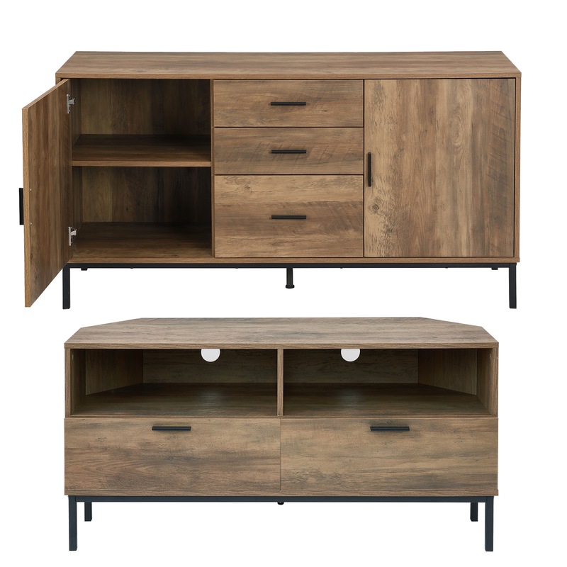 Buy Bronx Buffet Sideboard + TV Entertainment Unit MyDeal