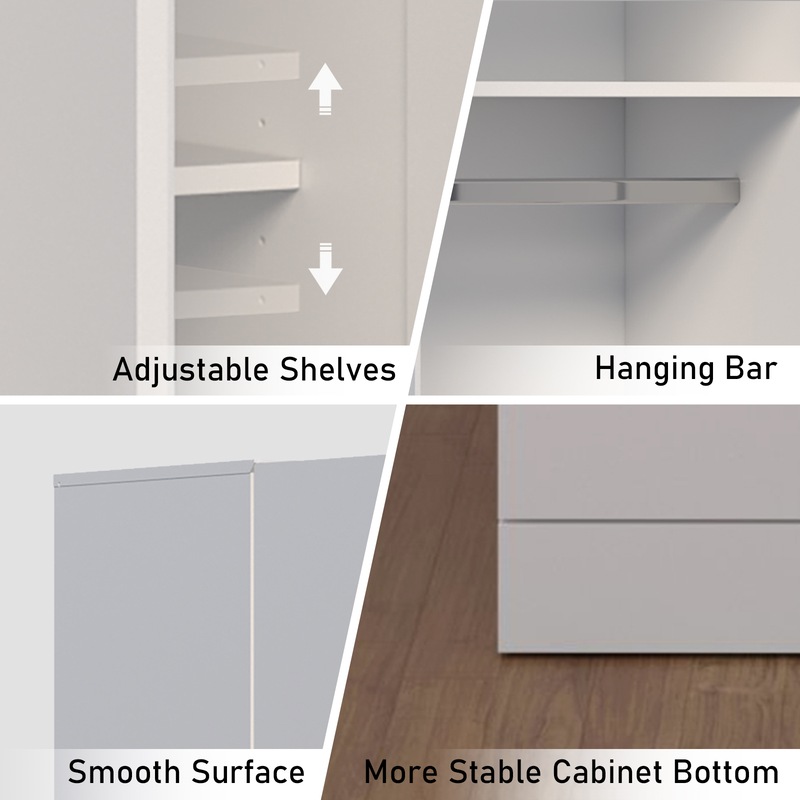 Buy Noosa 3 Door 2 Drawer Wardrobe - MyDeal