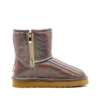 Waratah UGG Holographic Kids Zip UGG Boots - Periwinkle