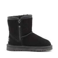Waratah UGG Water Resistant Kids Short Zip Up Boot - Black