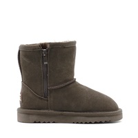 Waratah UGG Water Resistant Kids Short Zip Up Boot - Chocolate