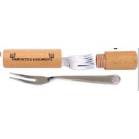 French Snails Forks Set in Wooden Case - Fourchettes à Escargots